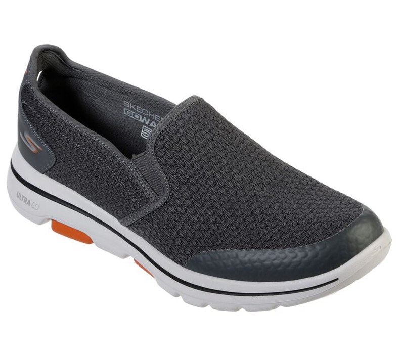 Skechers Gowalk 5 - Apprize - Mens Slip On Shoes Deep Grey [AU-MP0093]